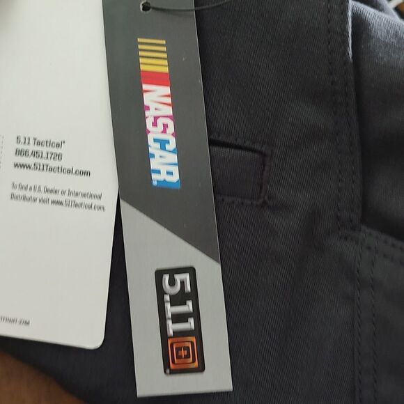 5.11 Tactical Women's Stryke Pants Nascar logo Sz 8 unhemmed - Picture 12 of 13